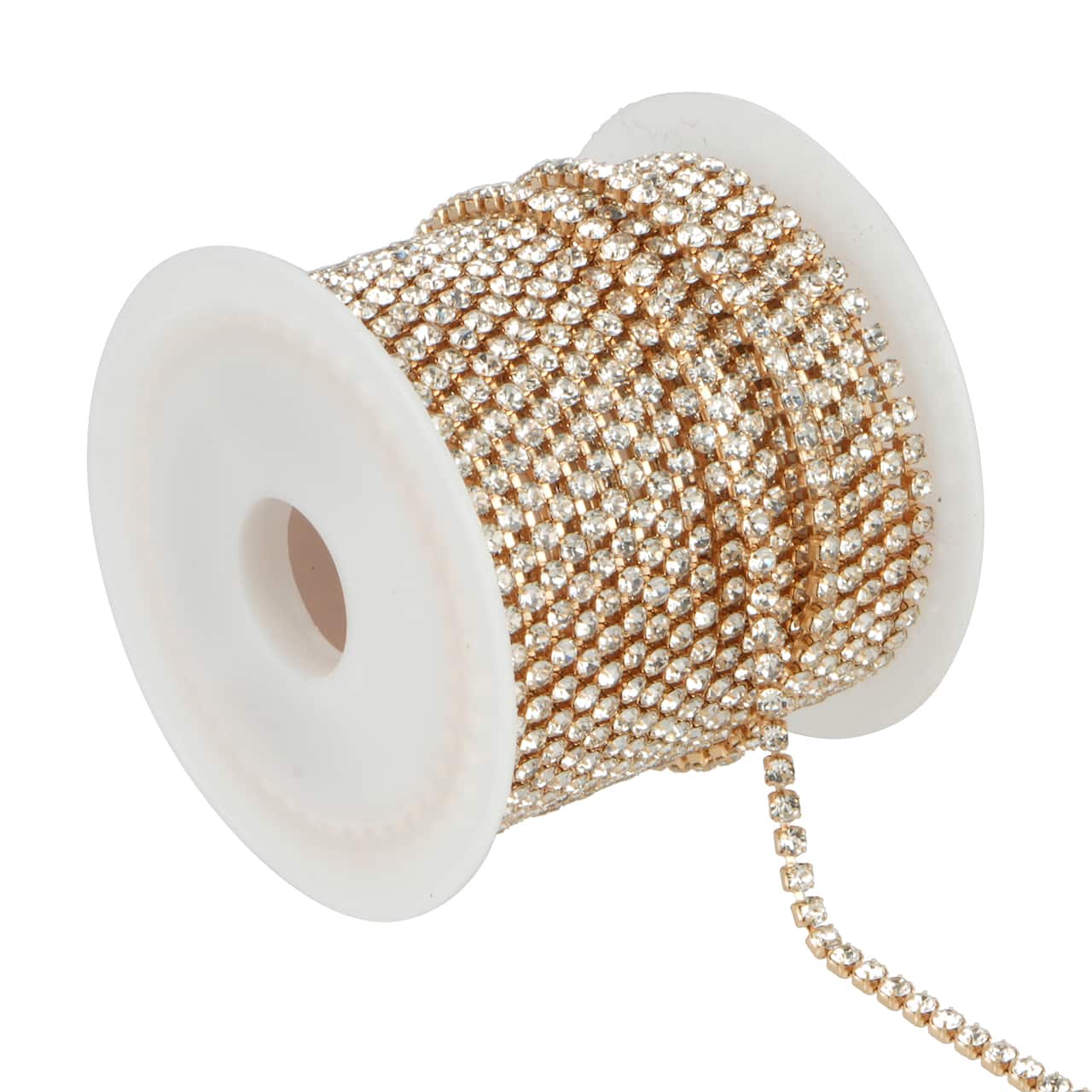 5yd. Glass Rhinestone Chain Spool by Bead Landing™